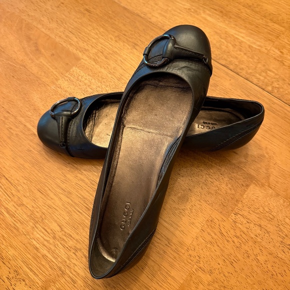 GUCCI TEAL Horsebit flats Size 40.5 - Picture 1 of 8